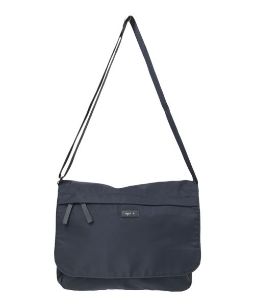 agnes b voyage（アニエスベーボヤージュ）agnes b voyage (アニエスベーボヤージュ) ナイロンショルダーバッグ ネイビー サイズ:下記参照の古着・服飾アイテム