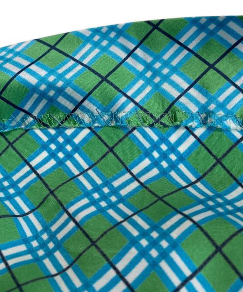 Burberry's（バーバリーズ）Burberry's (バーバリーズ) ノバチェックスカート ブルー サイズ:36の古着・服飾アイテム