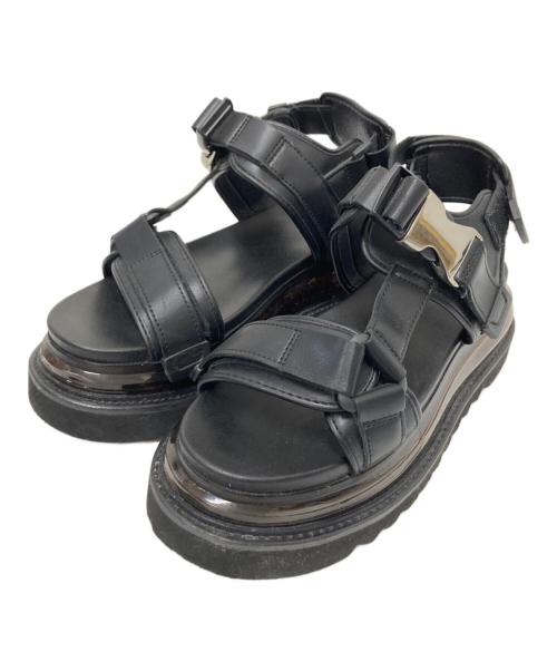 HARE（ハレ）HARE (ハレ) ベルトシャークサンダル ブラック サイズ:Mの古着・服飾アイテム