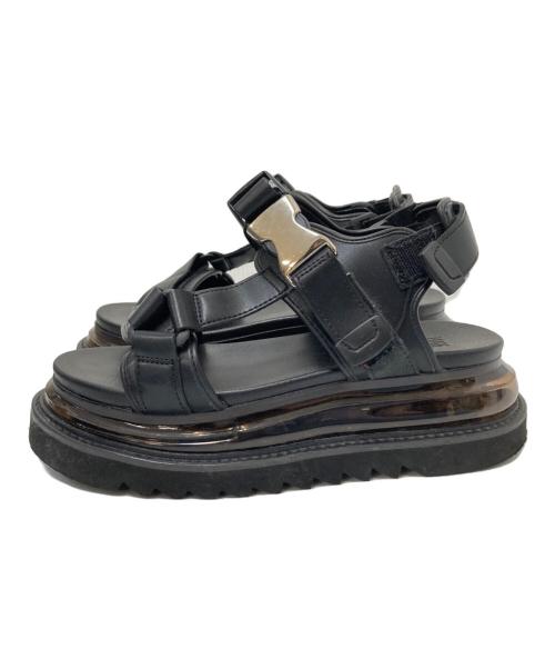 HARE（ハレ）HARE (ハレ) ベルトシャークサンダル ブラック サイズ:Mの古着・服飾アイテム