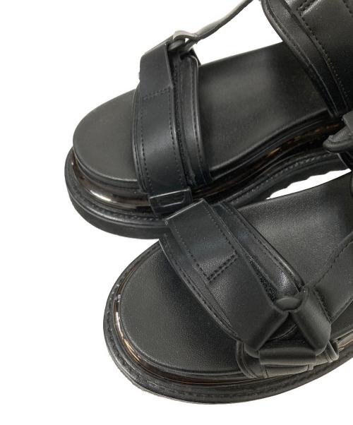 HARE（ハレ）HARE (ハレ) ベルトシャークサンダル ブラック サイズ:Mの古着・服飾アイテム