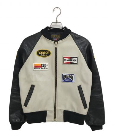 中古・古着通販】VANSON (バンソン) レーシングレザージャケット