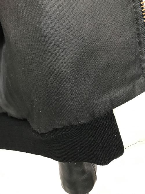 VANSON（バンソン）VANSON (バンソン) レーシングレザージャケット ベージュ サイズ:36の古着・服飾アイテム