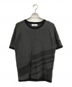 STONE ISLANDストーンアイランド）の古着「半袖ニット」｜ブラック