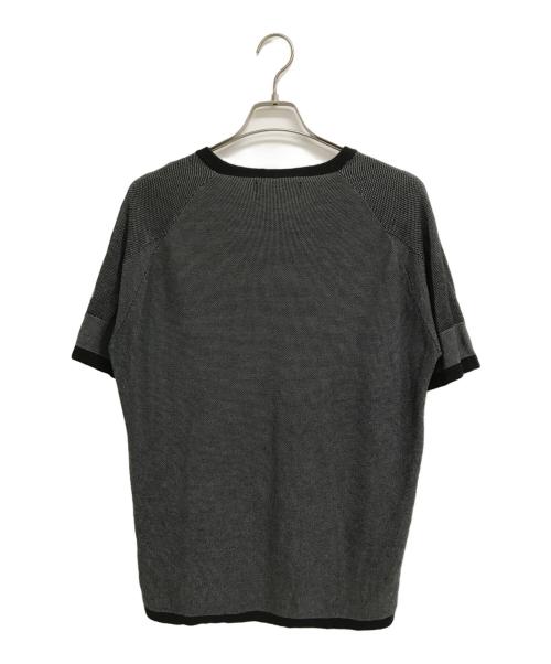 STONE ISLAND（ストーンアイランド）STONE ISLAND (ストーンアイランド) 半袖ニット ブラック サイズ:Lの古着・服飾アイテム