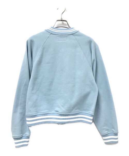 A BATHING APE（ア ベイシング エイプ）A BATHING APE (アベイシングエイプ) ロゴスウェットジャケット ブルー サイズ:XSの古着・服飾アイテム