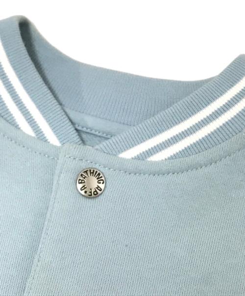 A BATHING APE（ア ベイシング エイプ）A BATHING APE (アベイシングエイプ) ロゴスウェットジャケット ブルー サイズ:XSの古着・服飾アイテム