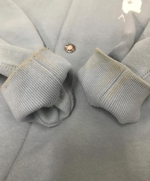 A BATHING APE（ア ベイシング エイプ）A BATHING APE (アベイシングエイプ) ロゴスウェットジャケット ブルー サイズ:XSの古着・服飾アイテム