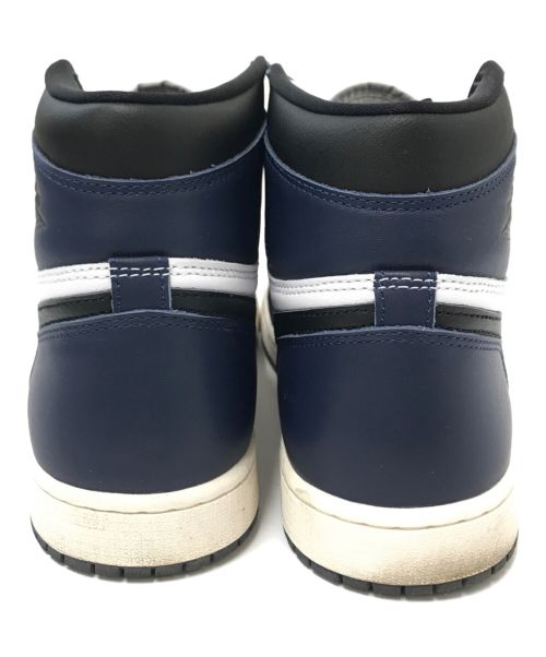 NIKE（ナイキ）NIKE (ナイキ) AIR JORDAN 1 RETRO HIGH OG ホワイト×ネイビー サイズ:28.0cmの古着・服飾アイテム