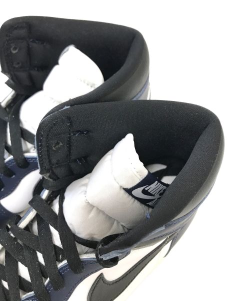 NIKE（ナイキ）NIKE (ナイキ) AIR JORDAN 1 RETRO HIGH OG ホワイト×ネイビー サイズ:28.0cmの古着・服飾アイテム