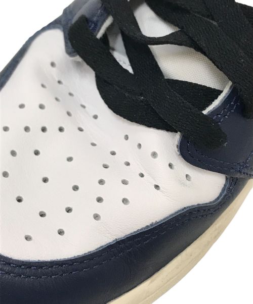 NIKE（ナイキ）NIKE (ナイキ) AIR JORDAN 1 RETRO HIGH OG ホワイト×ネイビー サイズ:28.0cmの古着・服飾アイテム