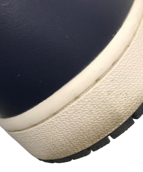 NIKE（ナイキ）NIKE (ナイキ) AIR JORDAN 1 RETRO HIGH OG ホワイト×ネイビー サイズ:28.0cmの古着・服飾アイテム