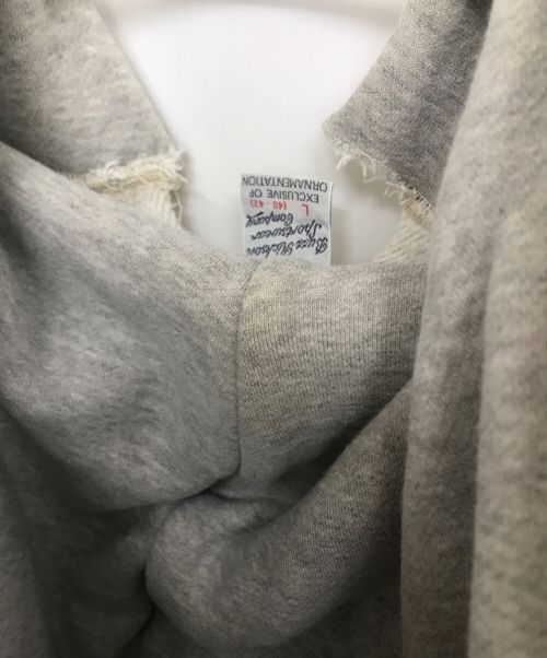 BUZZ RICKSON'S（バズリクソンズ）BUZZ RICKSON'S (バズリクソンズ) REVERSE SWEAT PARKA グレー サイズ:Lの古着・服飾アイテム