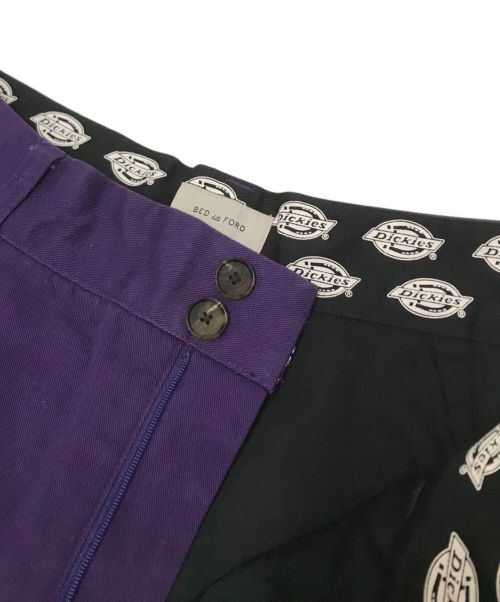 Dickies（ディッキーズ）Dickies (ディッキーズ) BED J.W. FORD (ベッドフォード) タックチノトラウザーパンツ パープル サイズ:1の古着・服飾アイテム