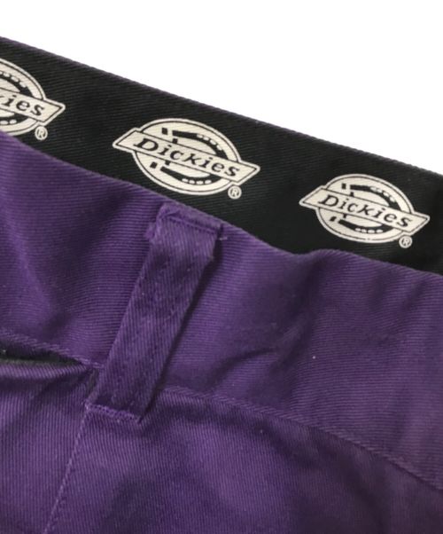 Dickies（ディッキーズ）Dickies (ディッキーズ) BED J.W. FORD (ベッドフォード) タックチノトラウザーパンツ パープル サイズ:1の古着・服飾アイテム