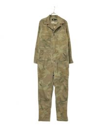 RRL（ダブルアールエル）の古着「キャモ ストレッチ コットン カバーオールツナギ」｜ベージュ