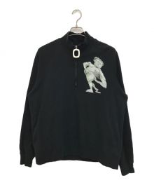 J.W.ANDERSON（ジェイダブリューアンダーソン）の古着「ハーフジップスウェット」｜ブラック