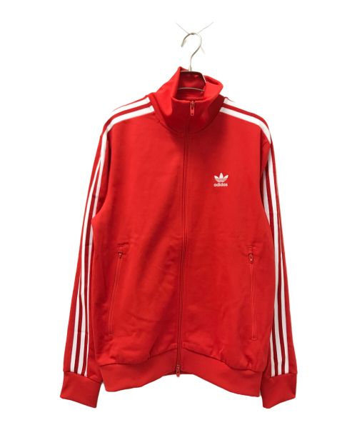 adidas（アディダス）adidas (アディダス) ベッケンバウアープライムブルートラックトップ レッド サイズ:Lの古着・服飾アイテム