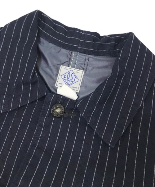 POST O'ALLS（ポストオーバーオールズ）POST O'ALLS (ポストオーバーオールズ) De Luxe Railroader 2 ネイビー サイズ:Sの古着・服飾アイテム