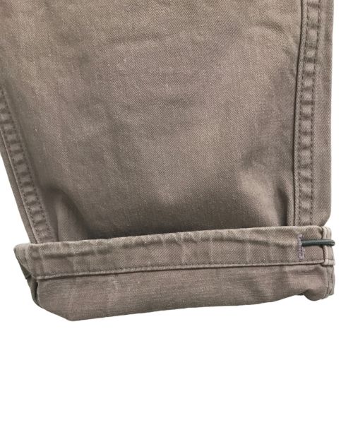 nonnative（ノンネイティブ）nonnative (ノンネイティブ) 6P TROUSERS RELAXED FIT COTTON BACK SATIN ブラウン サイズ:1の古着・服飾アイテム