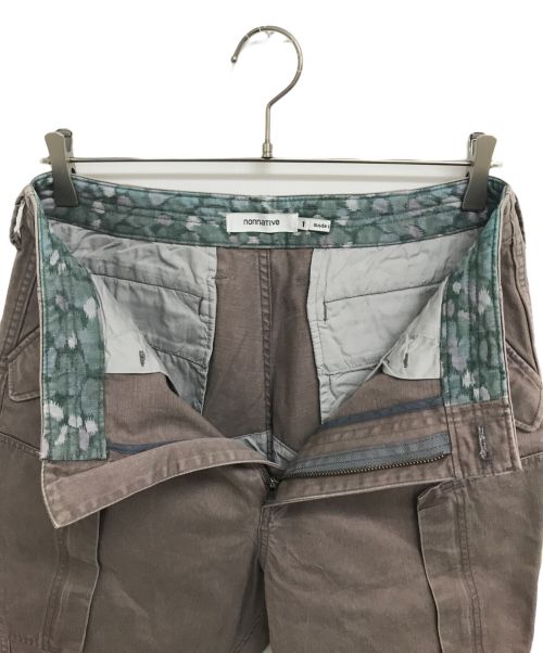 nonnative（ノンネイティブ）nonnative (ノンネイティブ) 6P TROUSERS RELAXED FIT COTTON BACK SATIN ブラウン サイズ:1の古着・服飾アイテム