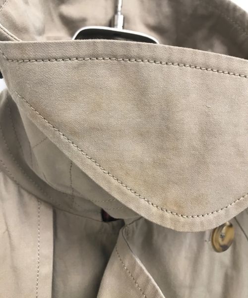 SCYEBASICS（サイベーシックス）SCYEBASICS (サイベーシックス) トレンチコート ベージュ サイズ:36の古着・服飾アイテム