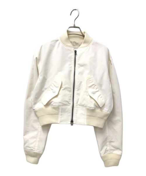 mtmodelist（エムティーモデリスト）mtmodelist (エムティーモデリスト) MA-1ジャケット ホワイト サイズ:Fの古着・服飾アイテム