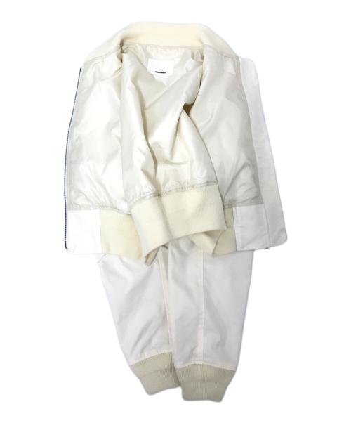 mtmodelist（エムティーモデリスト）mtmodelist (エムティーモデリスト) MA-1ジャケット ホワイト サイズ:Fの古着・服飾アイテム