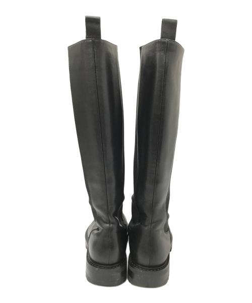 theory（セオリー）theory (セオリー) サイドゴアロングブーツ ブラック サイズ:36の古着・服飾アイテム