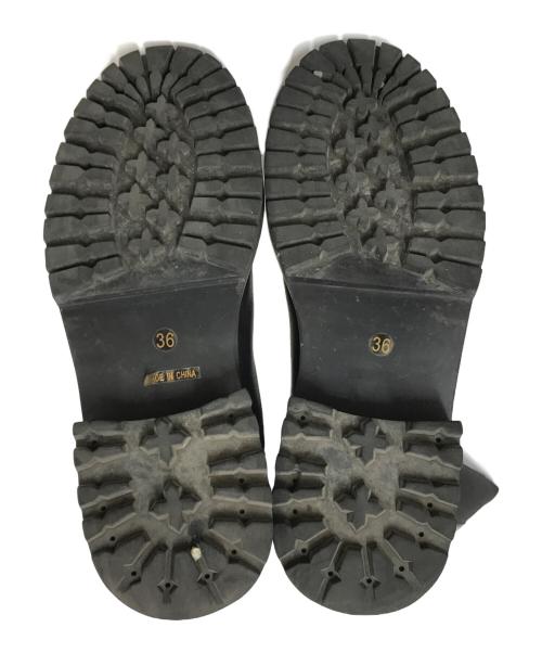 theory（セオリー）theory (セオリー) サイドゴアロングブーツ ブラック サイズ:36の古着・服飾アイテム