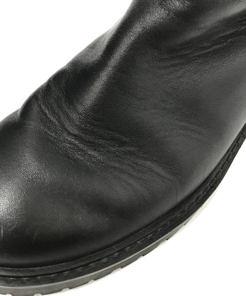 theory（セオリー）theory (セオリー) サイドゴアロングブーツ ブラック サイズ:36の古着・服飾アイテム