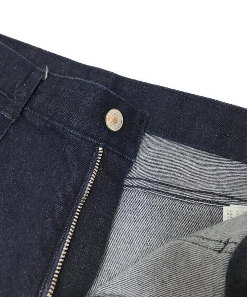 anuans（アニュアンス）anuans (アニュアンス) デザインポケットフレアデニムパンツ インディゴ サイズ:2の古着・服飾アイテム