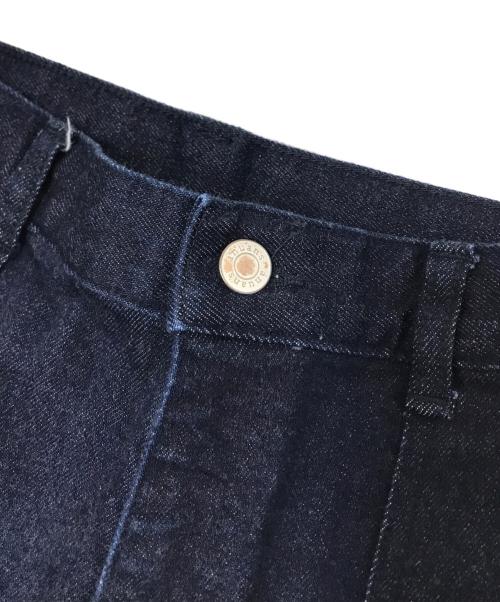 anuans（アニュアンス）anuans (アニュアンス) デザインポケットフレアデニムパンツ インディゴ サイズ:2の古着・服飾アイテム