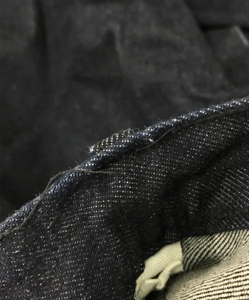 anuans（アニュアンス）anuans (アニュアンス) デザインポケットフレアデニムパンツ インディゴ サイズ:2の古着・服飾アイテム