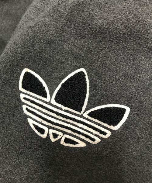 adidas（アディダス）adidas (アディダス) 80sジップパーカー グレー サイズ:Lの古着・服飾アイテム