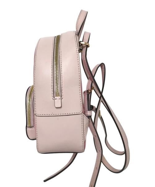MICHAEL KORS（マイケル・コース）MICHAEL KORS (マイケルコース) JAYCEE エンボスロゴ コンバーチブル バックパック ピンク サイズ:下記参照の古着・服飾アイテム