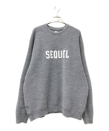 中古・古着通販】SEQUEL (シークエル) LOW GAUGE CREW NECK KNIT
