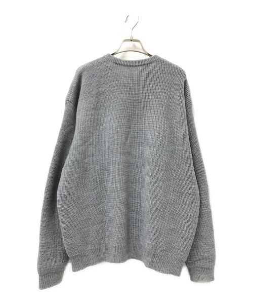 SEQUEL（シークエル）SEQUEL (シークエル) LOW GAUGE CREW NECK KNIT グレー サイズ:Lの古着・服飾アイテム