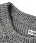 中古・古着 SEQUEL (シークエル) LOW GAUGE CREW NECK KNIT グレー サイズ:L：13000円