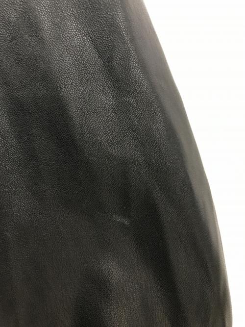 WYM LIDNM（ウィム バイ リドム）WYM LIDNM (ウィム バイ リドム) フェイクレザージャケット ブラック サイズ:Mの古着・服飾アイテム