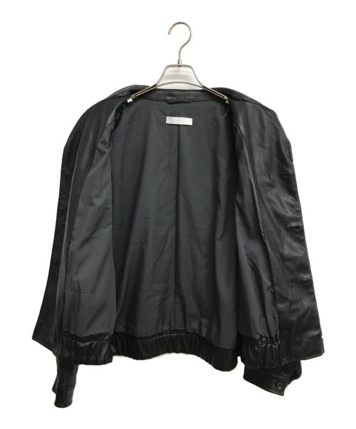 WYM LIDNM（ウィム バイ リドム）WYM LIDNM (ウィム バイ リドム) フェイクレザージャケット ブラック サイズ:Mの古着・服飾アイテム