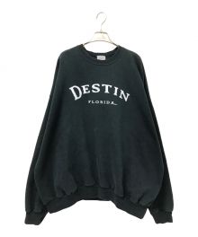 Hanes（ヘインズ）の古着「ロゴスウェット」｜ブラック