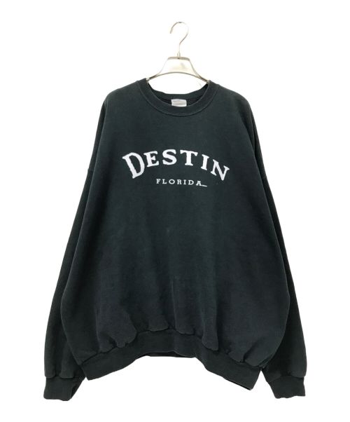 Hanes（ヘインズ）Hanes (ヘインズ) ロゴスウェット ブラック サイズ:2XLの古着・服飾アイテム