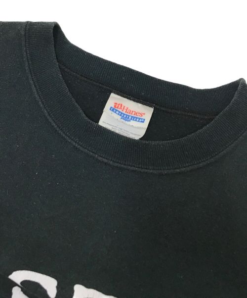 Hanes（ヘインズ）Hanes (ヘインズ) ロゴスウェット ブラック サイズ:2XLの古着・服飾アイテム