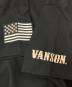 中古・古着 VANSON (バンソン) 刺繍Tシャツ ブラック サイズ:M：4000円