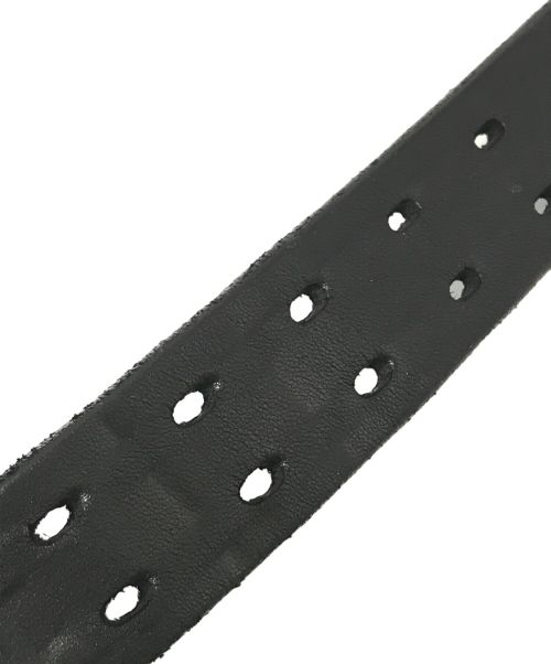 AVIREX（アヴィレックス）AVIREX (アヴィレックス) VINTAGE WORKS (ヴィンテージワークス) レザーベルト ブラック サイズ:33/84の古着・服飾アイテム