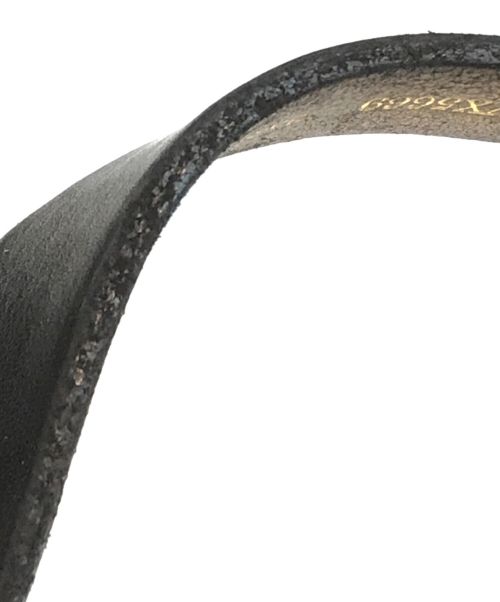 AVIREX（アヴィレックス）AVIREX (アヴィレックス) VINTAGE WORKS (ヴィンテージワークス) レザーベルト ブラック サイズ:33/84の古着・服飾アイテム