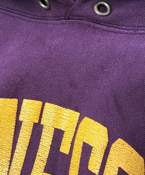 Champion REVERSE WEAVE（チャンピオン リバース ウィーブ）Champion REVERSE WEAVE (チャンピオン リバース ウィーブ) カレッジプリントパーカー ボルドー サイズ:XLの古着・服飾アイテム