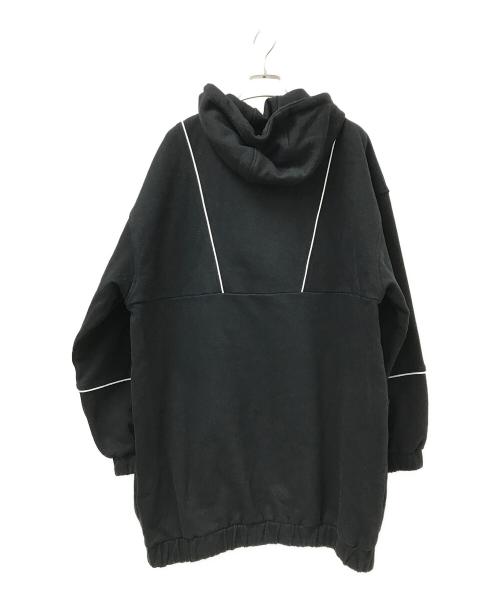 X-GIRL（エックスガール）X-GIRL (エックスガール) SWEAT ANORAK DRESS ブラック サイズ:Sの古着・服飾アイテム