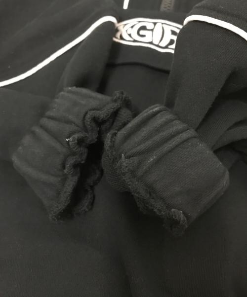 X-GIRL（エックスガール）X-GIRL (エックスガール) SWEAT ANORAK DRESS ブラック サイズ:Sの古着・服飾アイテム